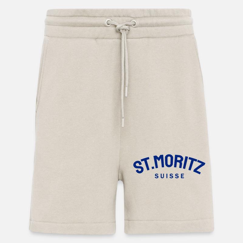St. Moritz - Suisse - Schweiz - Swiss - Shorts - made by SPREAD - WARM CLAY