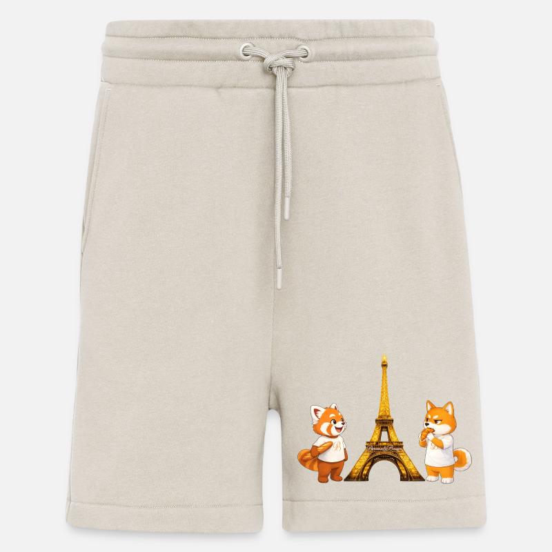 Lazy & Grumpy in Paris - Shorts - made by SPREAD - WARM CLAY