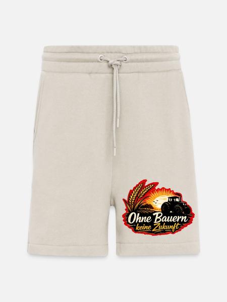 No future without farmers-agriculture-tractor - Shorts - made by SPREAD - WARM CLAY