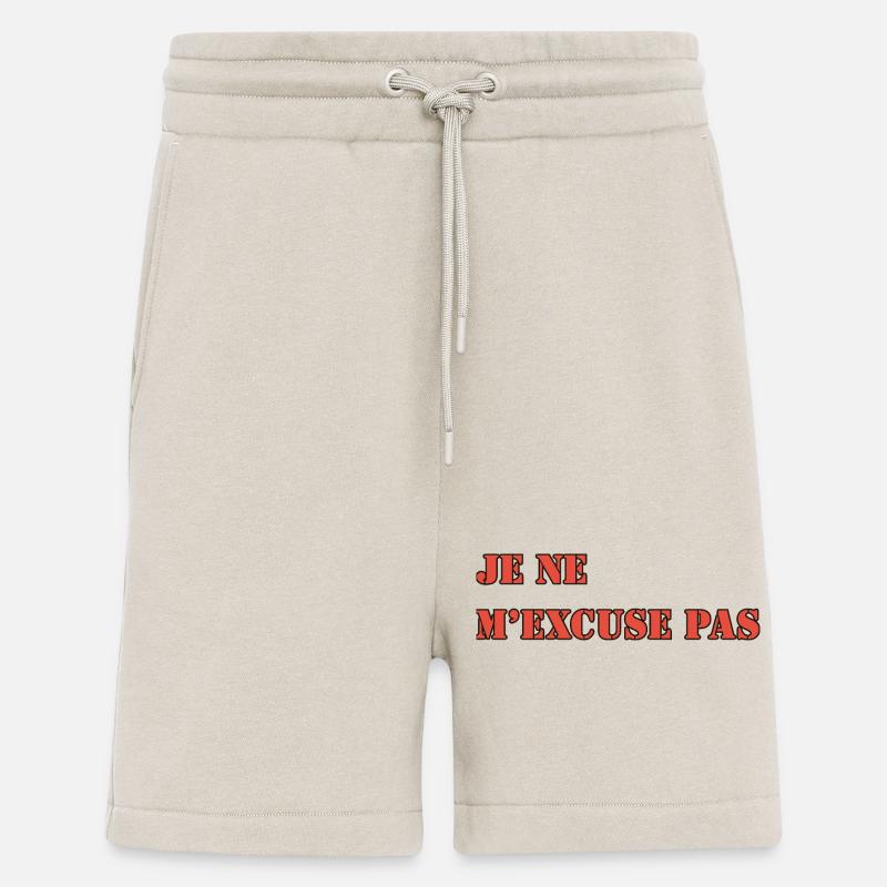 I DON'T APOLOGIZE - Shorts - made by SPREAD - WARM CLAY