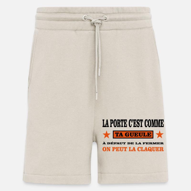 Ta Gueule  - Short bio décontracté fabriqué en UE - WARM CLAY