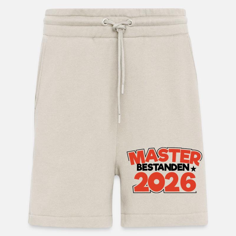 Master 2026 Masterabschluss Promotion Sponsion - Shorts - made by SPREAD - WARM CLAY