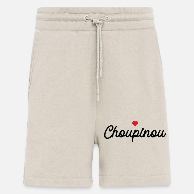 Choupinou Heart Script - Shorts - made by SPREAD - WARM CLAY
