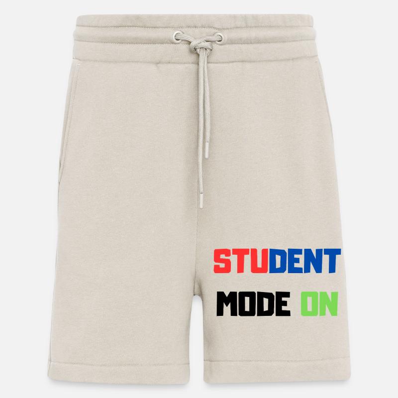 Funny Student – Student Mode ON - Shorts - made by SPREAD - WARM CLAY