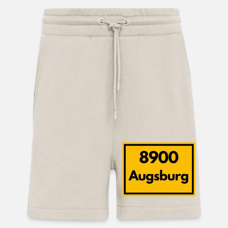 OLD POSTCODE POSTCODE RETRO 8900 AUGSBURG - Shorts - made by SPREAD - WARM CLAY