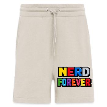 Nerd Forever – Pixel Art Retro Gaming - Shorts - made by SPREAD - WARM CLAY - Vorne