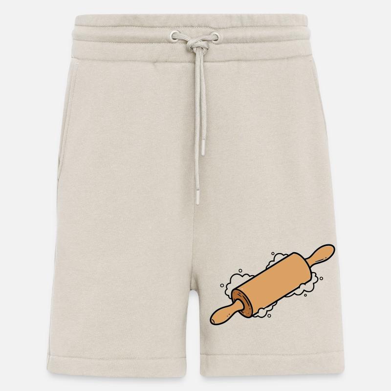 Nudelholz Teigrolle Backen - Shorts - made by SPREAD - WARM CLAY
