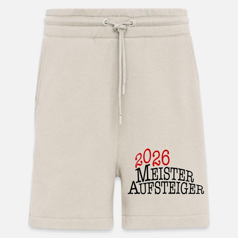 Champion et équipe promue 2026 - Short bio décontracté fabriqué en UE - WARM CLAY