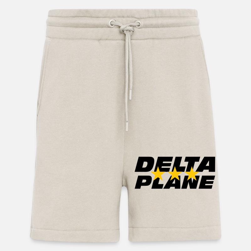 Logo Delta Plane Étoiles d'Excellence - Short bio décontracté fabriqué en UE - WARM CLAY