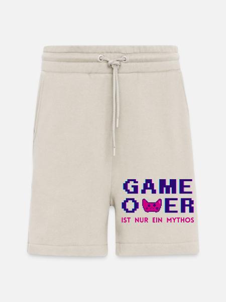 Game Over Mythos Dark Retro Pixel - Shorts - made by SPREAD - WARM CLAY