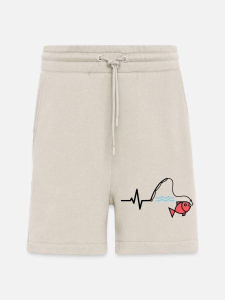 Puls Angelrute Fisch Farbig - Shorts - made by SPREAD - WARM CLAY