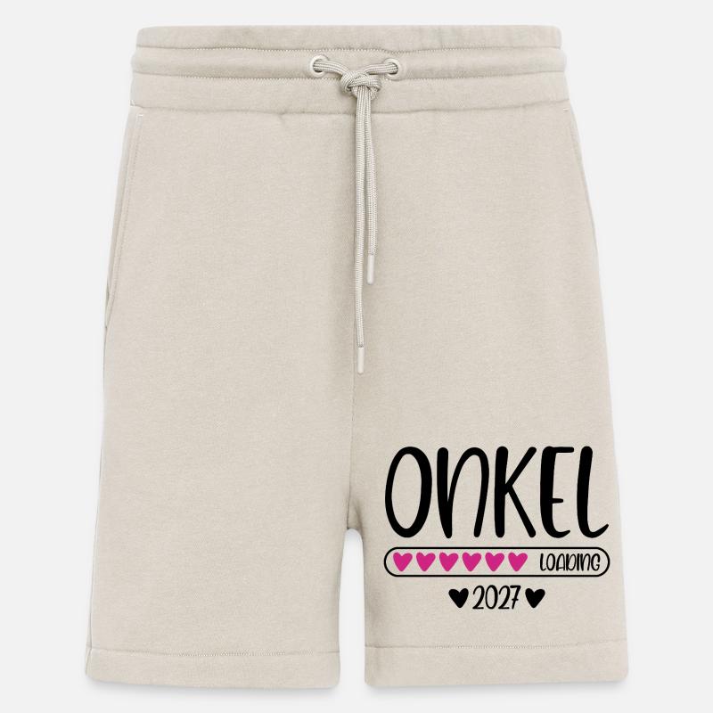 Uncle 2027 loading heart loading bar - Shorts - made by SPREAD - WARM CLAY