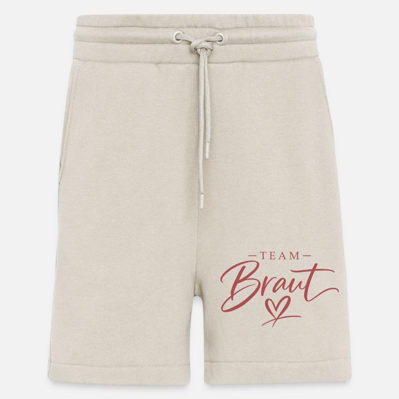 Script de l’équipe Bride Heart - Short bio décontracté fabriqué en UE - WARM CLAY