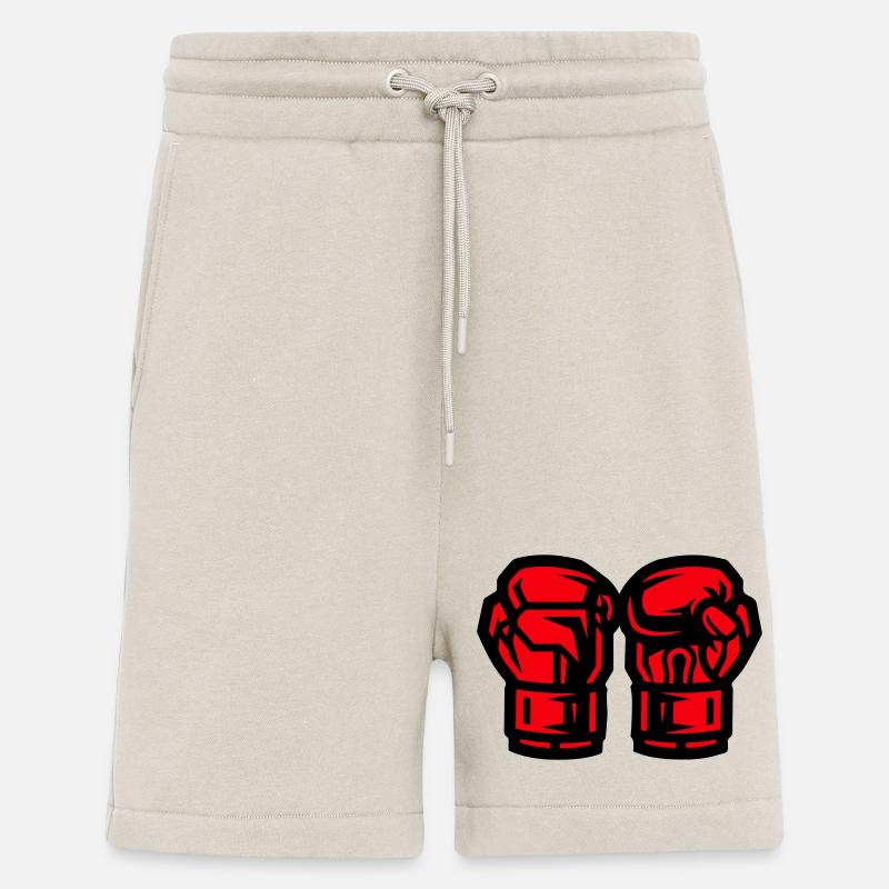 Boxhandschuhe Symbol Boxen - Shorts - made by SPREAD - WARM CLAY