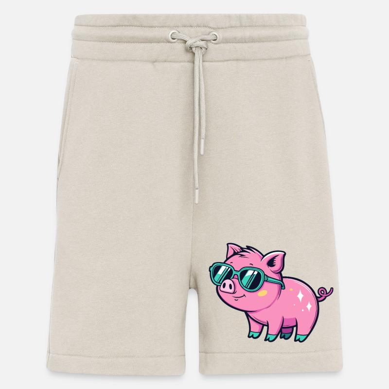 Cute Chic Pig Sonnenbrille - Shorts - made by SPREAD - WARM CLAY