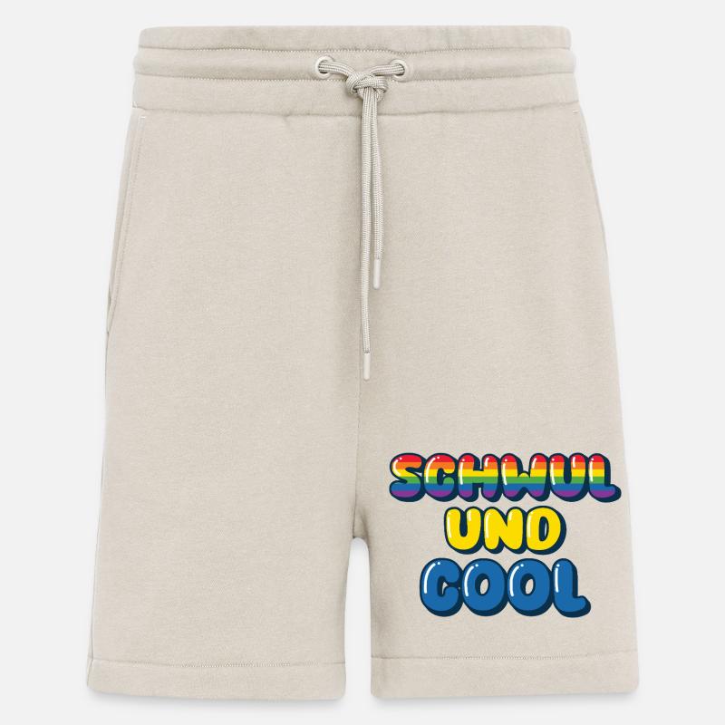 Gay and Cool / CSD, Pride design - Shorts - made by SPREAD - WARM CLAY