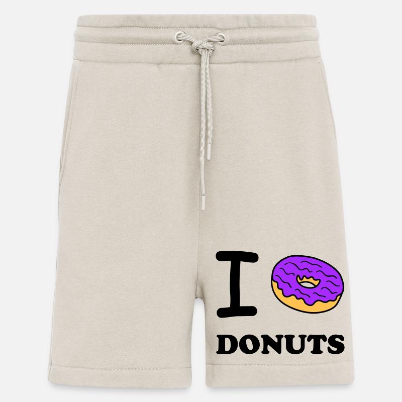 I Love Donuts - Shorts - made by SPREAD - WARM CLAY