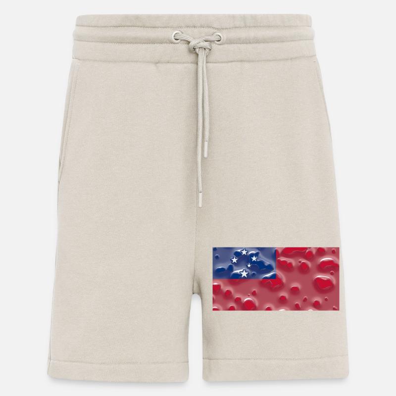 Samoa rurale - Short bio décontracté fabriqué en UE - WARM CLAY