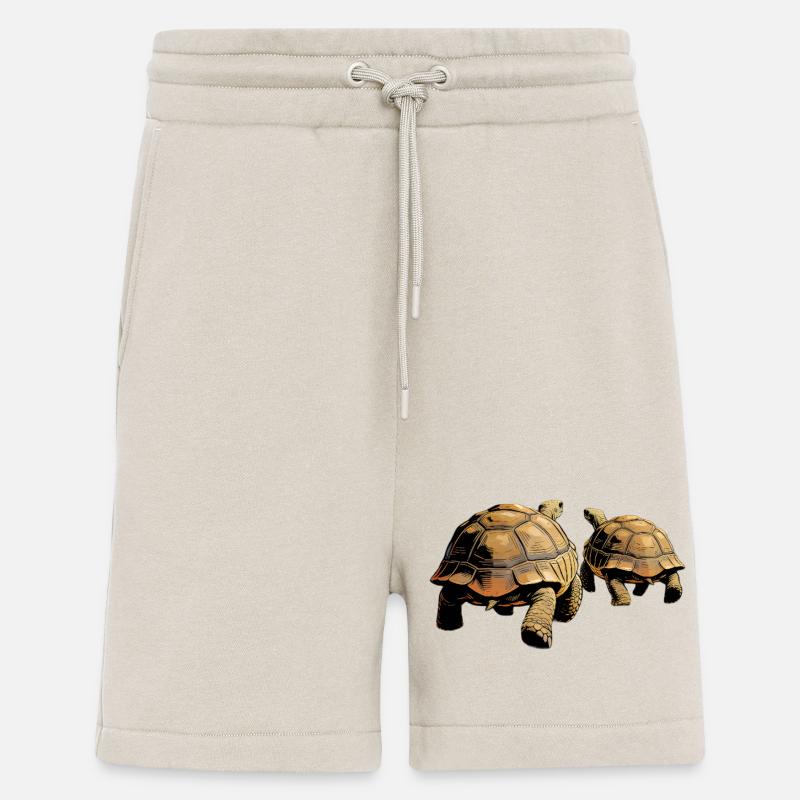 Duo Schildkröten im Abendlicht - Shorts - made by SPREAD - WARM CLAY