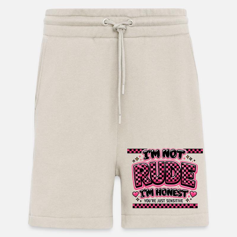 Ich bin ehrlich, nicht unfreundlich Sarkasmus - Shorts - made by SPREAD - WARM CLAY