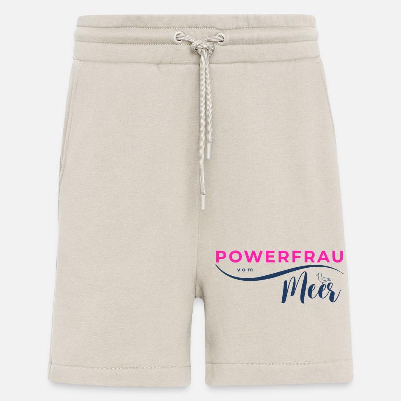 Powerfrau vom Meer pink - Shorts - made by SPREAD - WARM CLAY