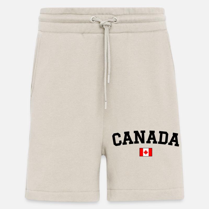 Canada Flag Design Black - Shorts - made by SPREAD - WARM CLAY