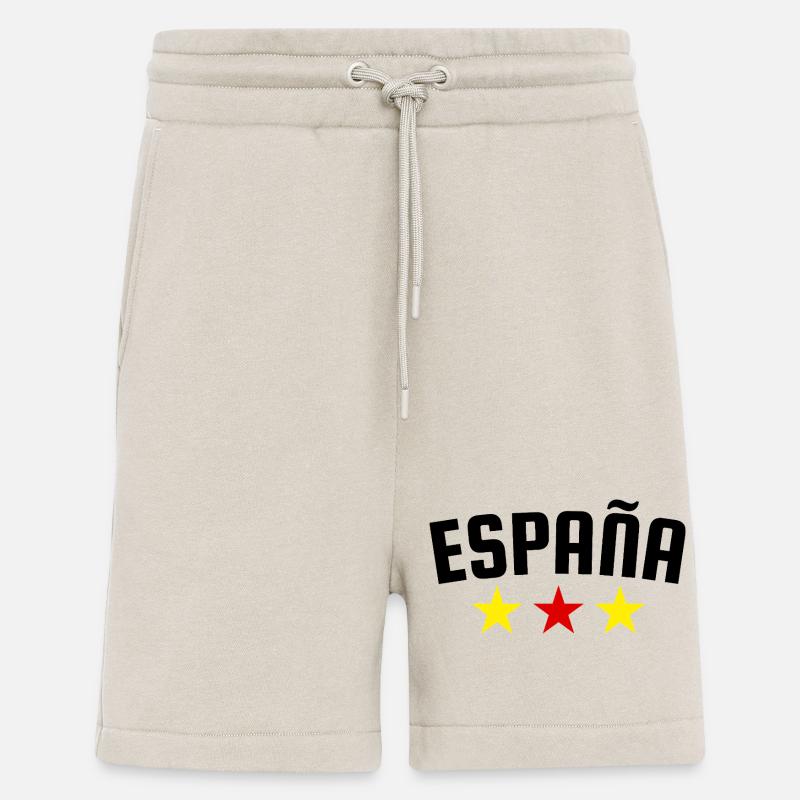 Espagne Trois Étoiles Design - Short bio décontracté fabriqué en UE - WARM CLAY