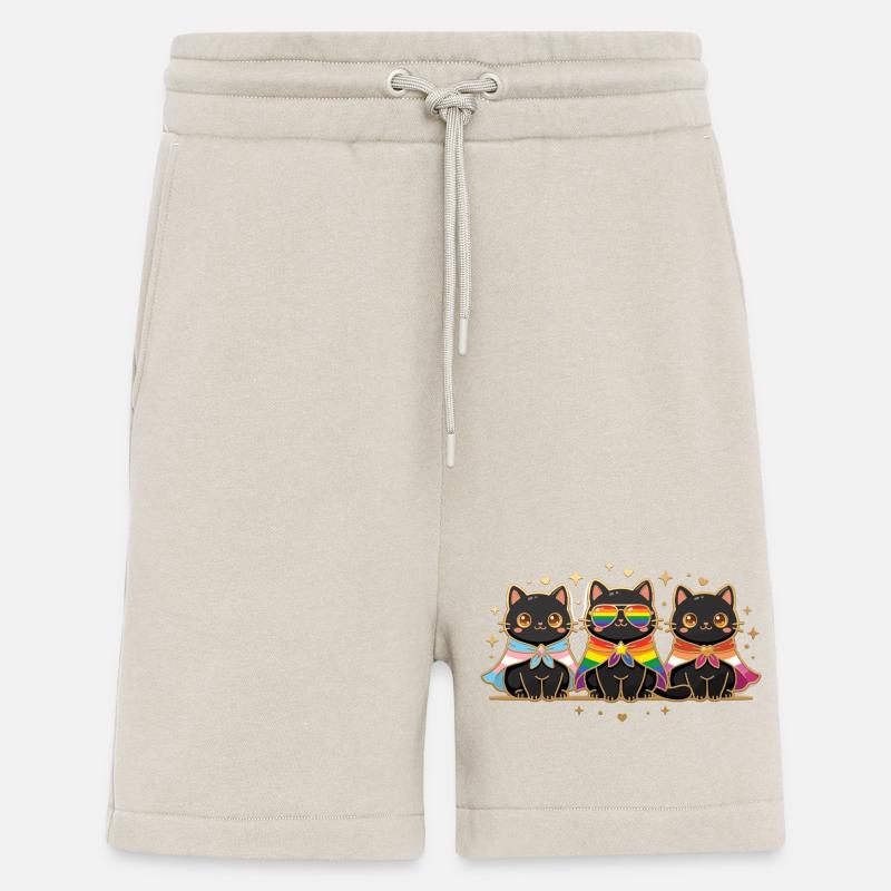 LGBTQ-Pride-Monat – Rainbow Cats - Shorts - made by SPREAD - WARM CLAY