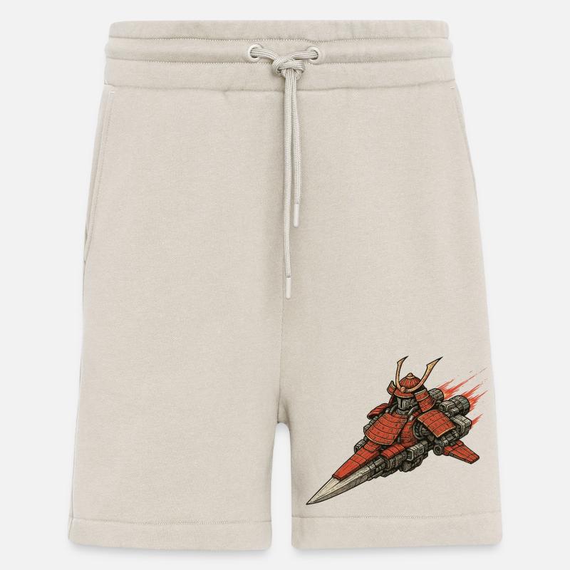 Samurai Spaceship - Shorts - made by SPREAD - WARM CLAY