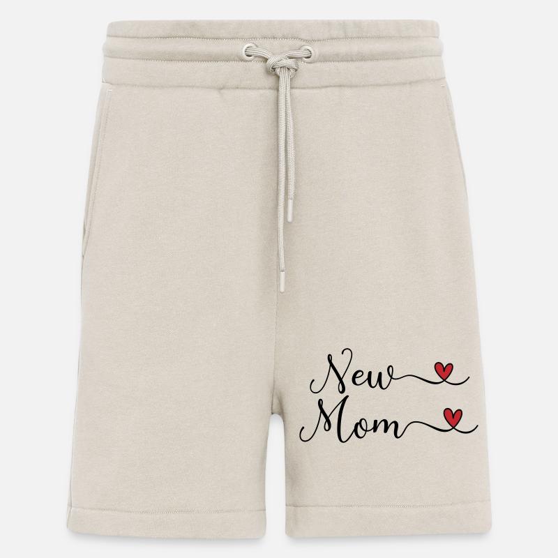 Nouvelle maman - Short bio décontracté fabriqué en UE - WARM CLAY