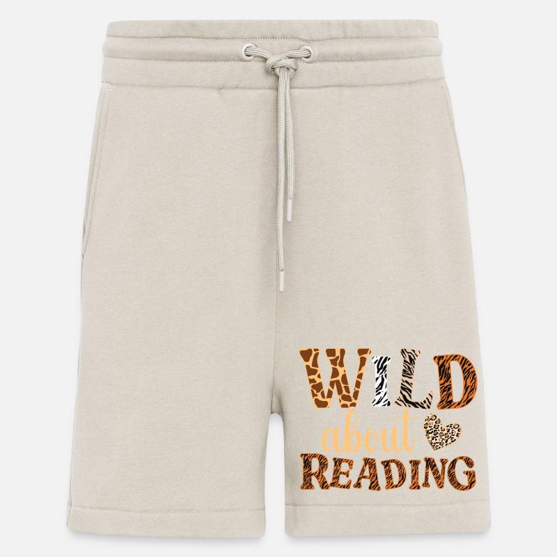 WILD about Reading: Animal Pattern Letters - Shorts - made by SPREAD - WARM CLAY