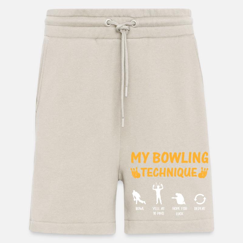 My Bowling Technique Tee - Shorts - made by SPREAD - WARM CLAY
