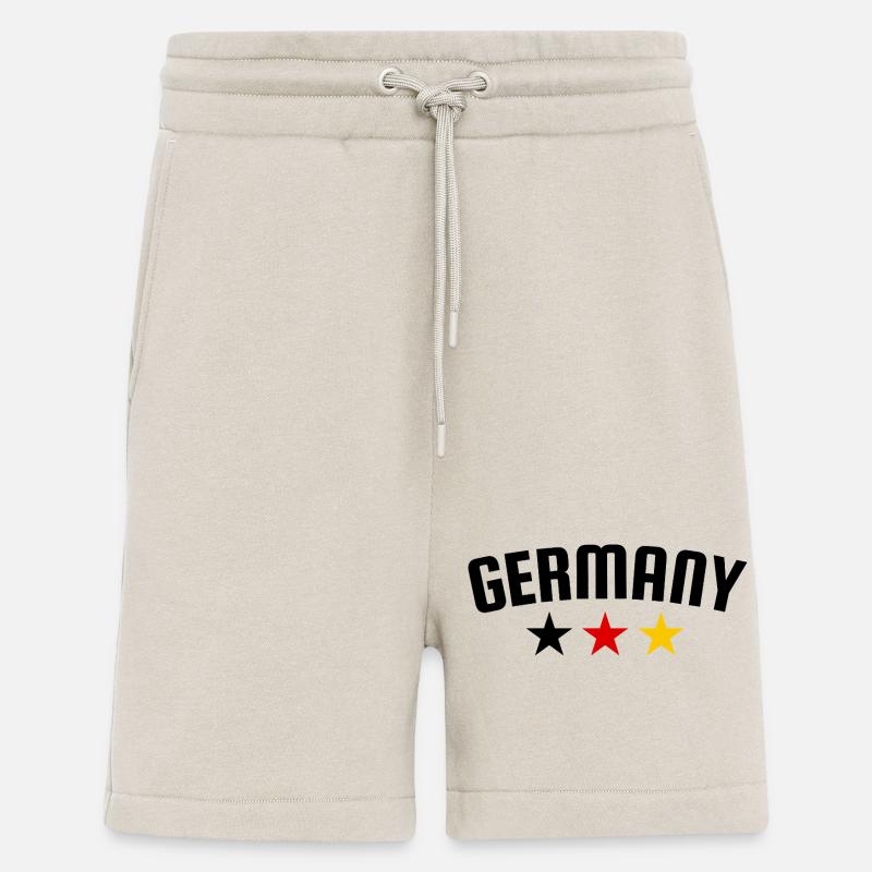 Germany 3 Star Design EN - Shorts - made by SPREAD - WARM CLAY