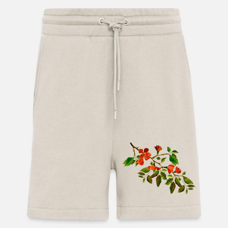 Fleur - Short bio décontracté fabriqué en UE - WARM CLAY