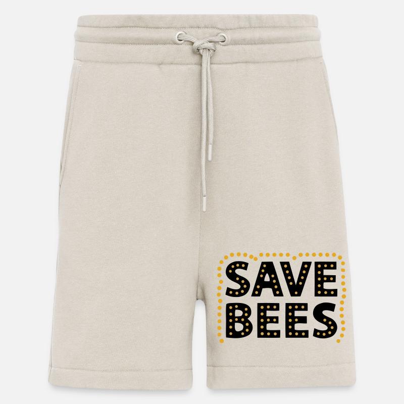 Save Bees Bienen Naturschutz Tierschützer - Shorts - made by SPREAD - WARM CLAY