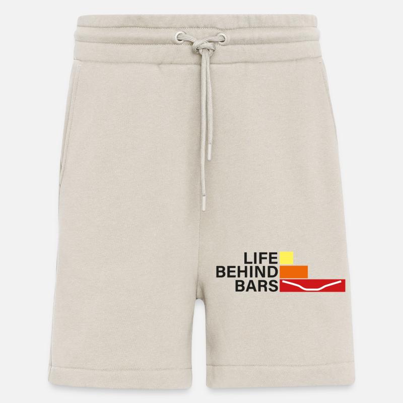 LEBEN HINTER GITTERN Leben hinter Hanteln - Shorts - made by SPREAD - WARM CLAY