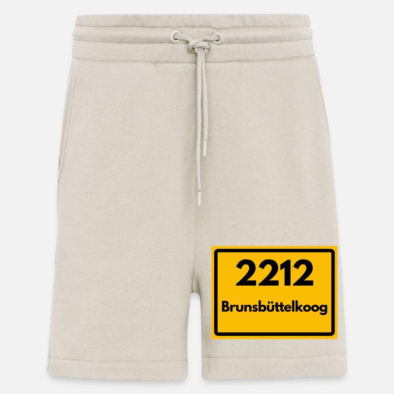 ALTE POSTLEITZAHL 2212 BRUNSBÜTTELKOOG - Shorts - made by SPREAD - WARM CLAY