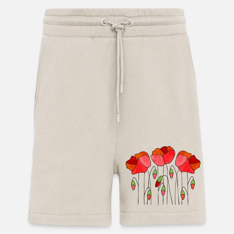 Fleur - Short bio décontracté fabriqué en UE - WARM CLAY