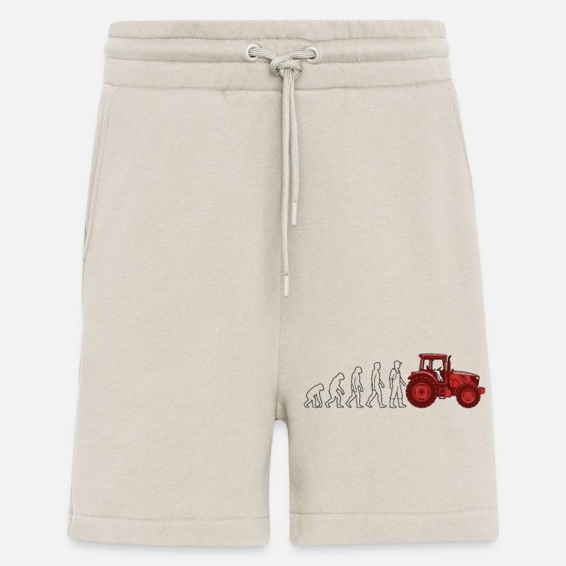 Evolution Farmer Farmer Traktor - Shorts - made by SPREAD - WARM CLAY