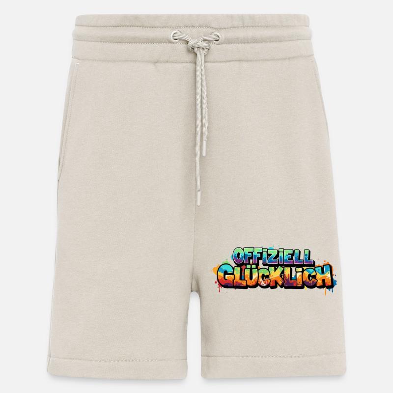 Offiziell Glücklich Version 2 - Shorts - made by SPREAD - WARM CLAY