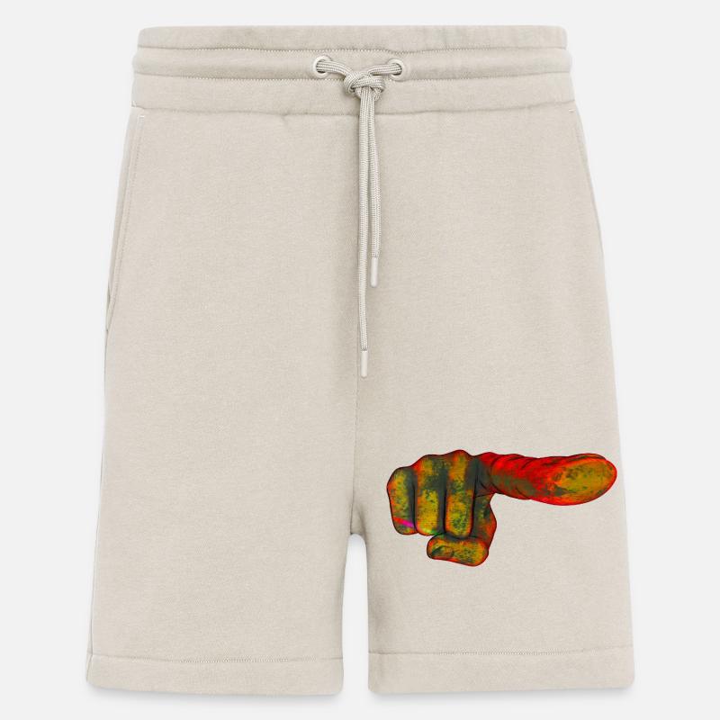 Farbexplosion Zeigefinger - Shorts - made by SPREAD - WARM CLAY
