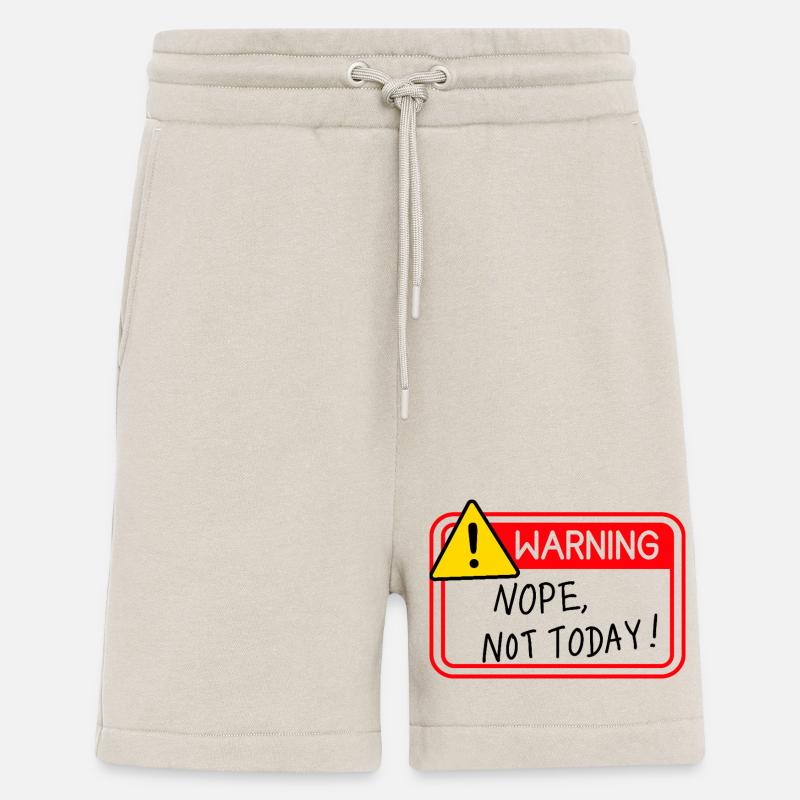 Non, pas aujourd’hui - Short bio décontracté fabriqué en UE - WARM CLAY