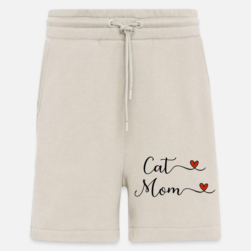 Cat mom - Shorts - made by SPREAD - WARM CLAY