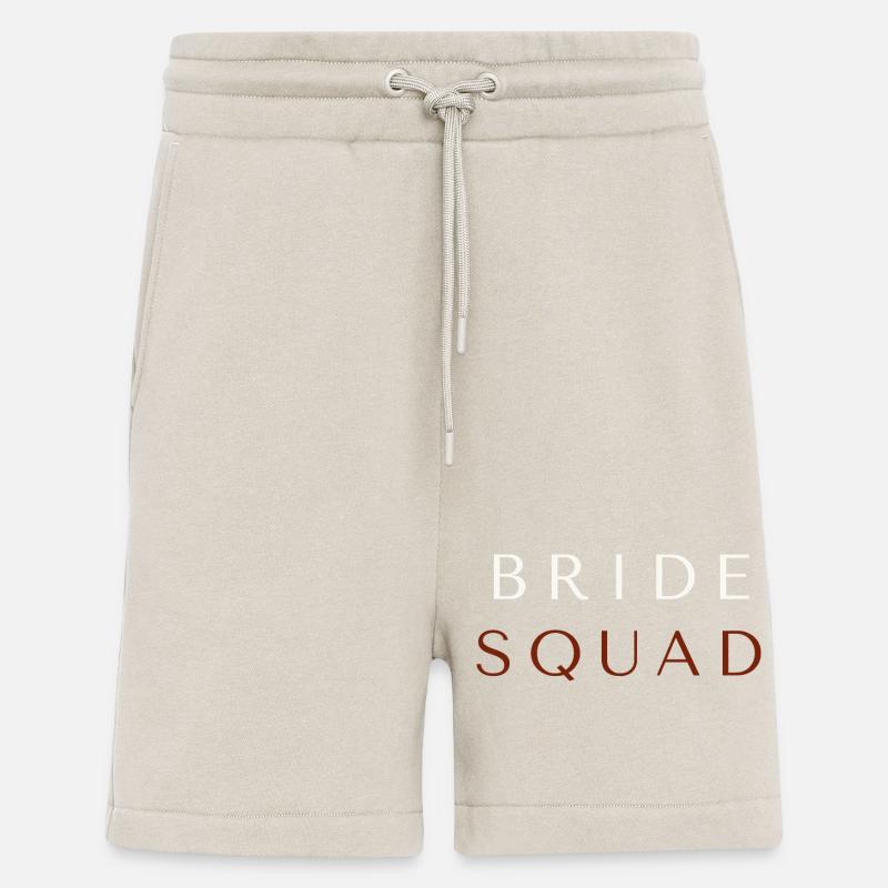 Bride squad - Bride party - Shorts - made by SPREAD - WARM CLAY