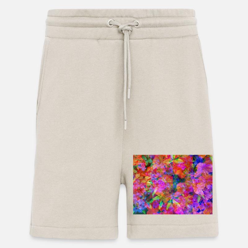 Farbexplosion Blüten-Collage - Shorts - made by SPREAD - WARM CLAY