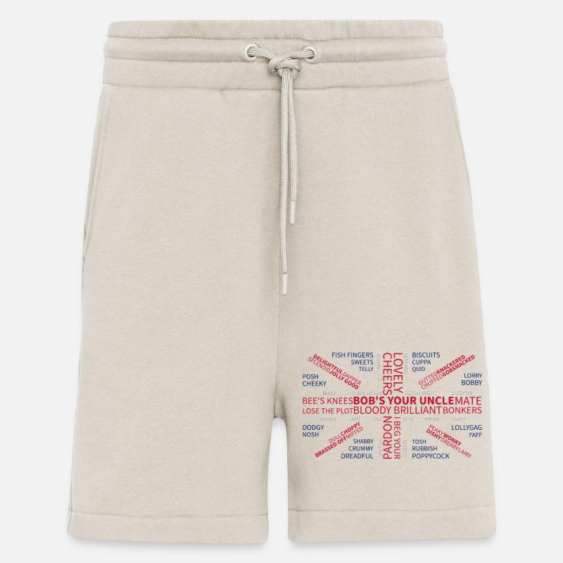 UBERBRITISH - Short bio décontracté fabriqué en UE - WARM CLAY