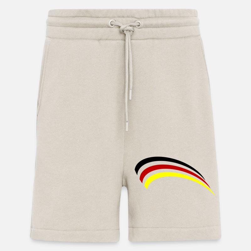 Conception du drapeau allemand - Short bio décontracté fabriqué en UE - WARM CLAY