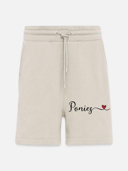 Ponies Herz - Shorts - made by SPREAD - WARM CLAY