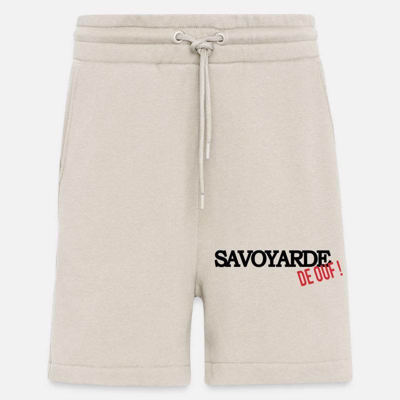 Savoyarde de ouf (noir) - Short bio décontracté fabriqué en UE - WARM CLAY