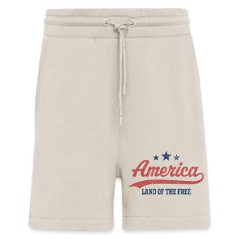 America Land of the Free - Shorts - made by SPREAD - WARM CLAY - Front